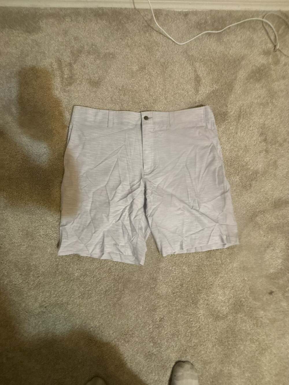 Callaway Performance Golf Short Size 38 Gray Stretch Opti-Dri New